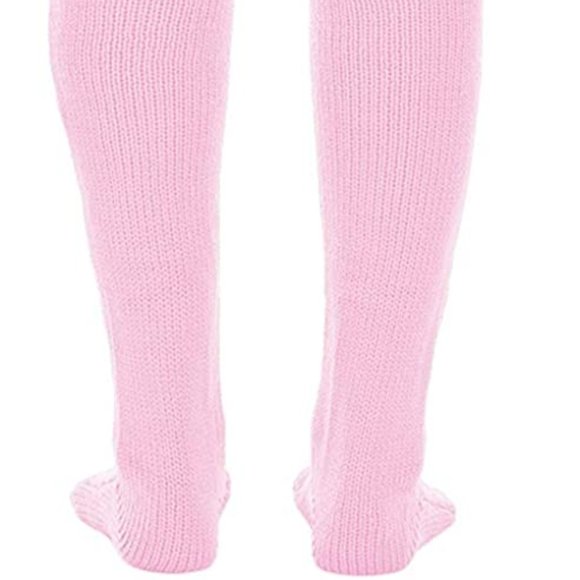 Knee High Socks Over The Knee Chunky Cable Knit Knee Highs Pink - Picture 11 of 15